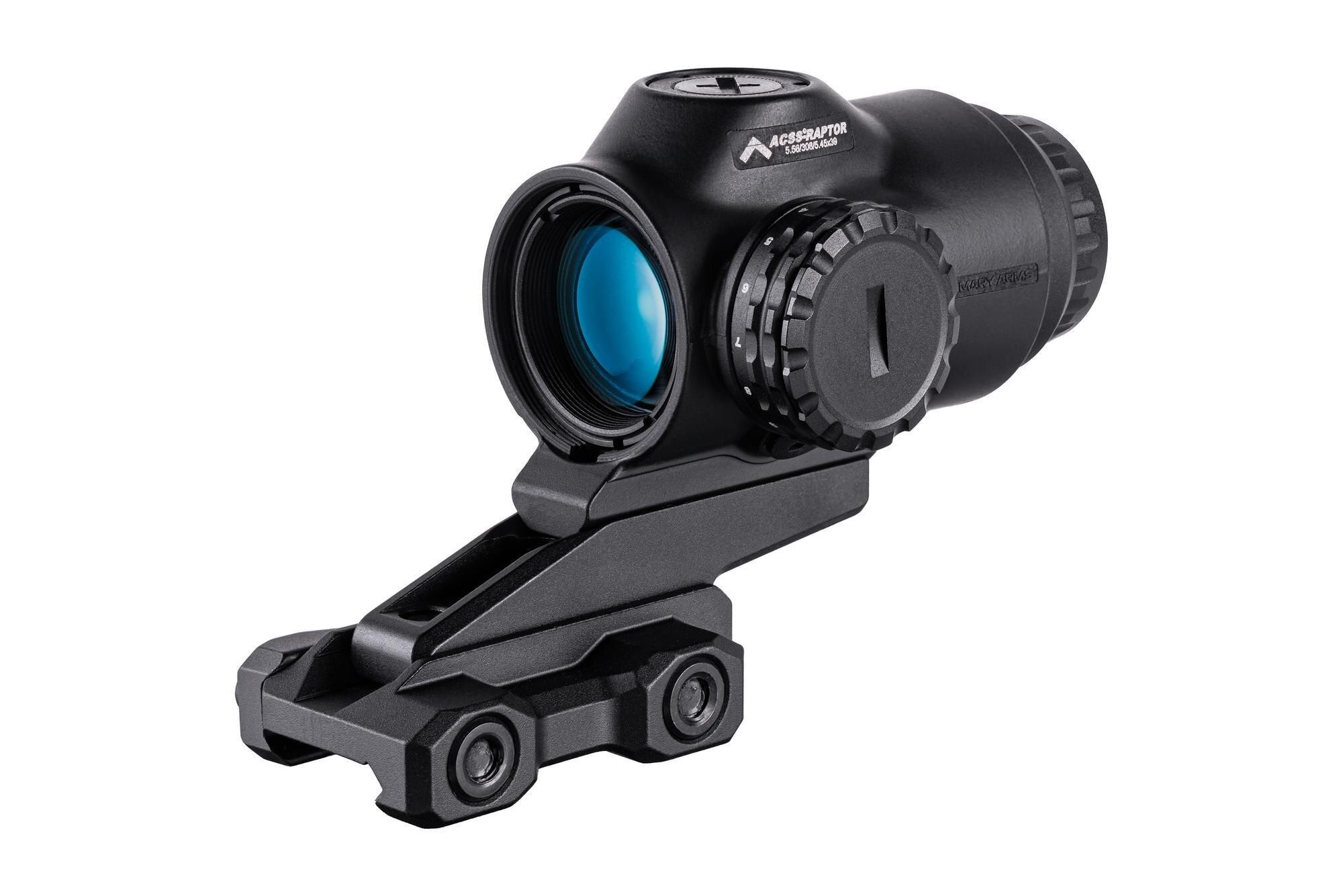 Primary Arms SLx 3X MicroPrism™ Scope - Red Illuminated ACSS Raptor Reticle  - 5.56 / .308 - Yard